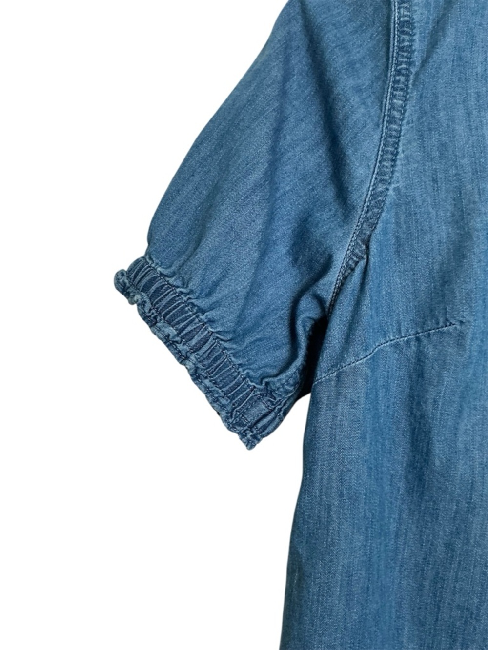 Talbots Chambray Henley Shirt - Light Blue - Picture 2 of 6